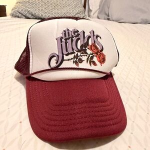 The Judds Maroon Mesh Trucker Band Hat
